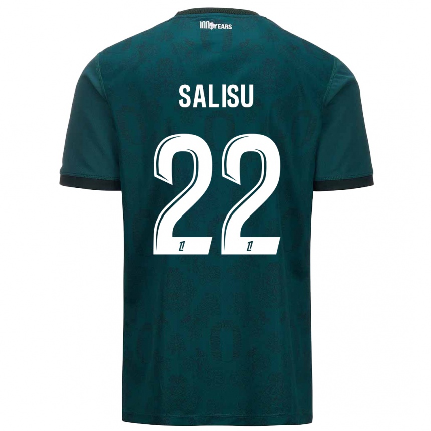 Kids Football Mohammed Salisu #22 Dark Green Away Jersey 2024/25 T-Shirt Australia