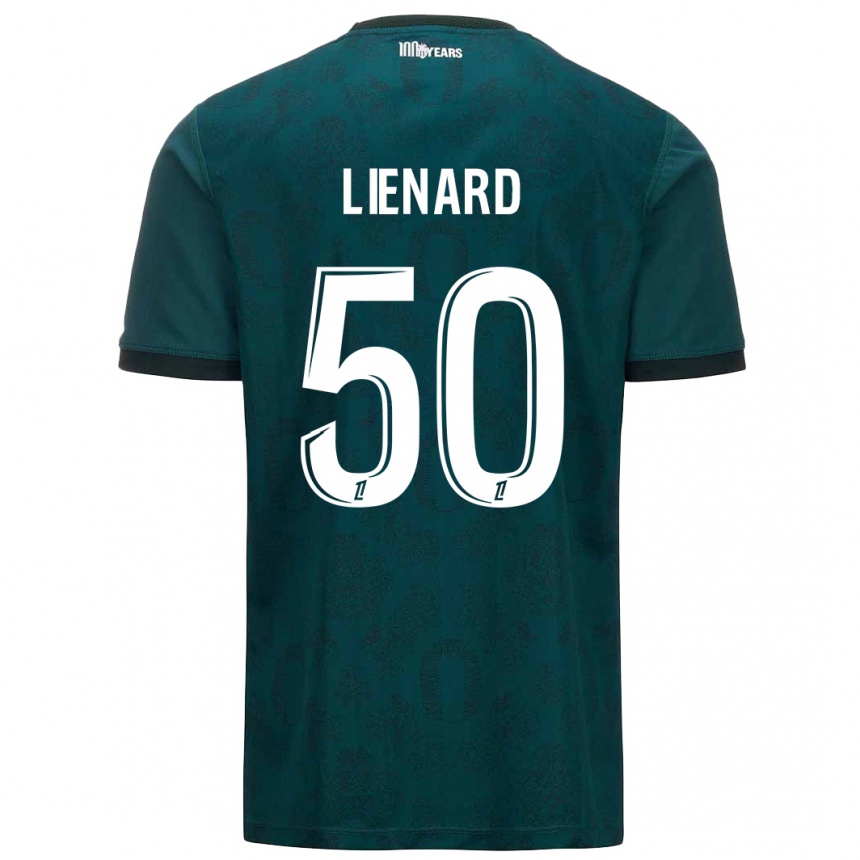 Kids Football Yann Lienard #50 Dark Green Away Jersey 2024/25 T-Shirt Australia