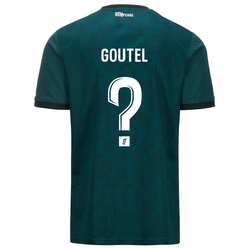 Kids Football Farid Goutel #0 Dark Green Away Jersey 2024/25 T-Shirt Australia