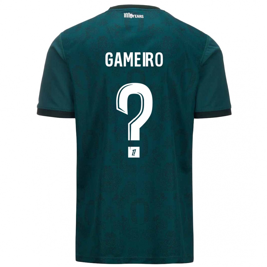 Kids Football Benoît Gameiro #0 Dark Green Away Jersey 2024/25 T-Shirt Australia