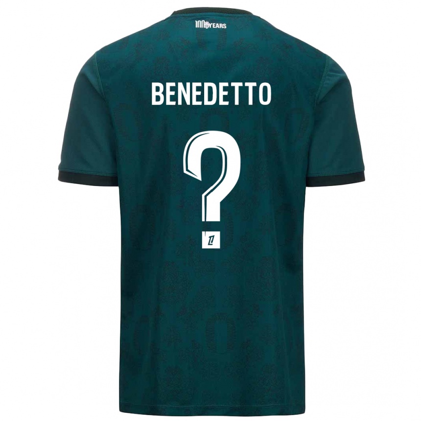 Kids Football Antéo Benedetto #0 Dark Green Away Jersey 2024/25 T-Shirt Australia