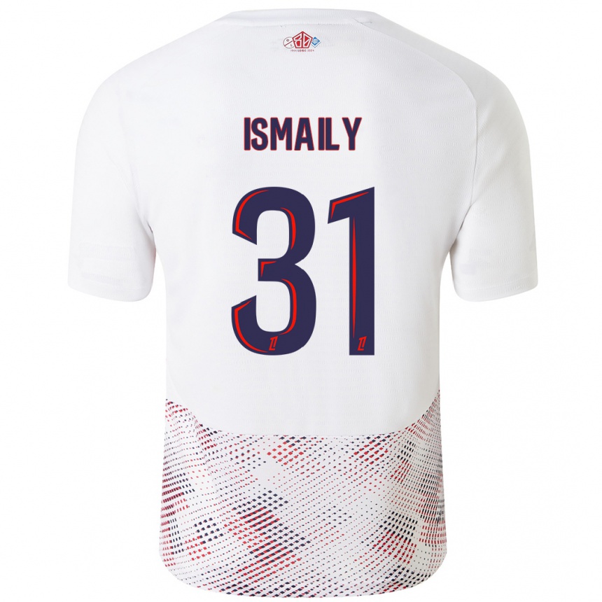 Kids Football Ismaily #31 White Royal Blue Away Jersey 2024/25 T-Shirt Australia