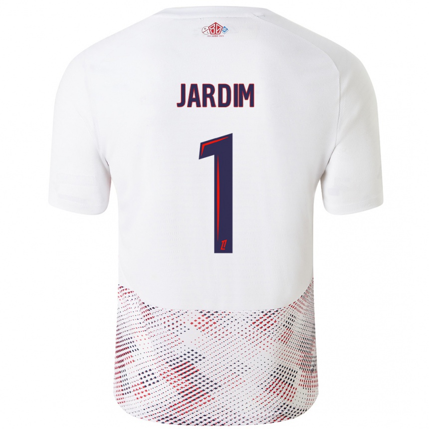 Kids Football Leo Jardim #1 White Royal Blue Away Jersey 2024/25 T-Shirt Australia