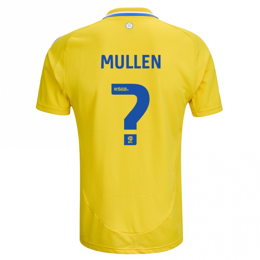 Kids Football Jeremiah Chilokoa-Mullen #0 Yellow Blue Away Jersey 2024/25 T-Shirt Australia