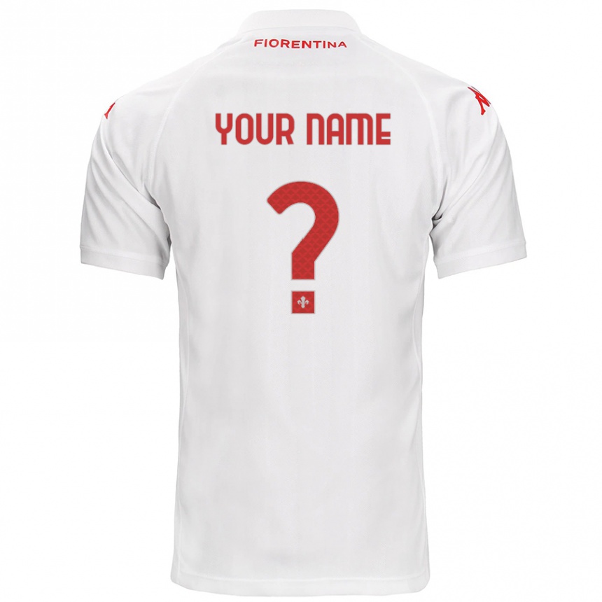 Kids Football Your Name #0 White Away Jersey 2024/25 T-Shirt Australia