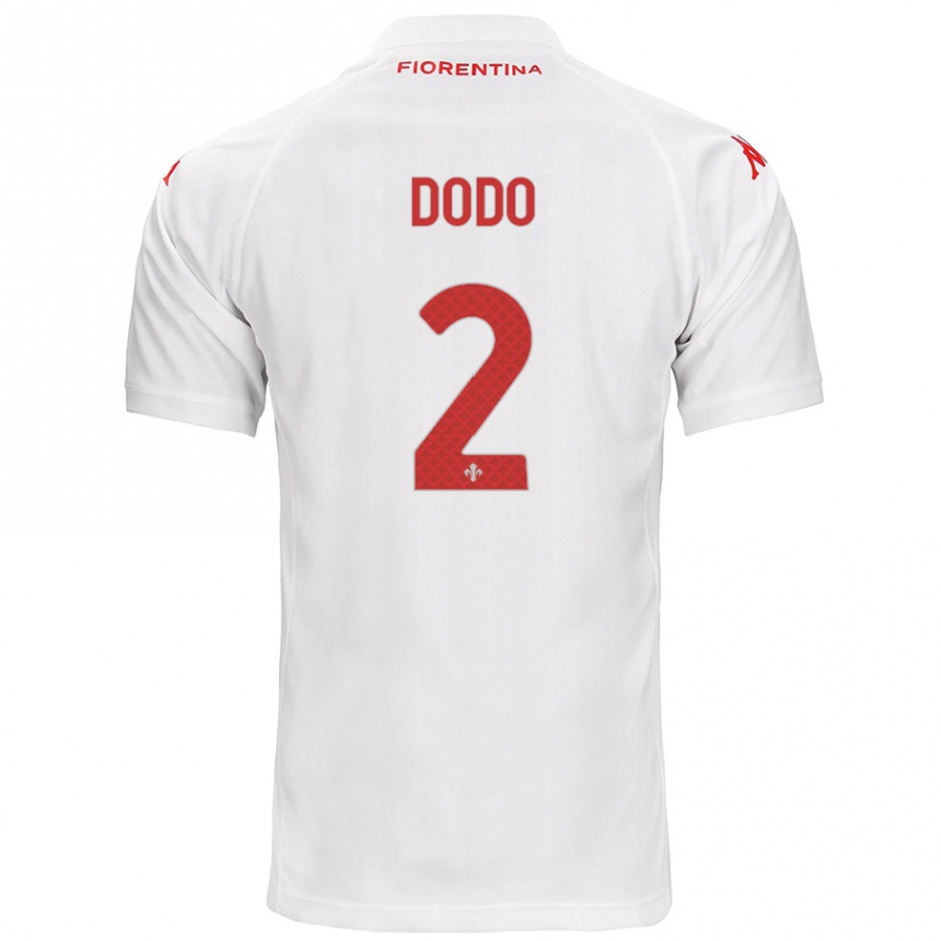 Kids Football Dodô #2 White Away Jersey 2024/25 T-Shirt Australia