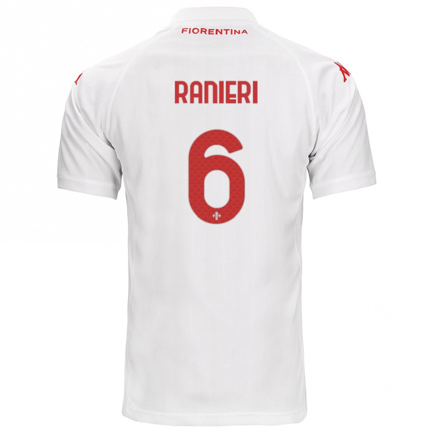 Kids Football Luca Ranieri #6 White Away Jersey 2024/25 T-Shirt Australia