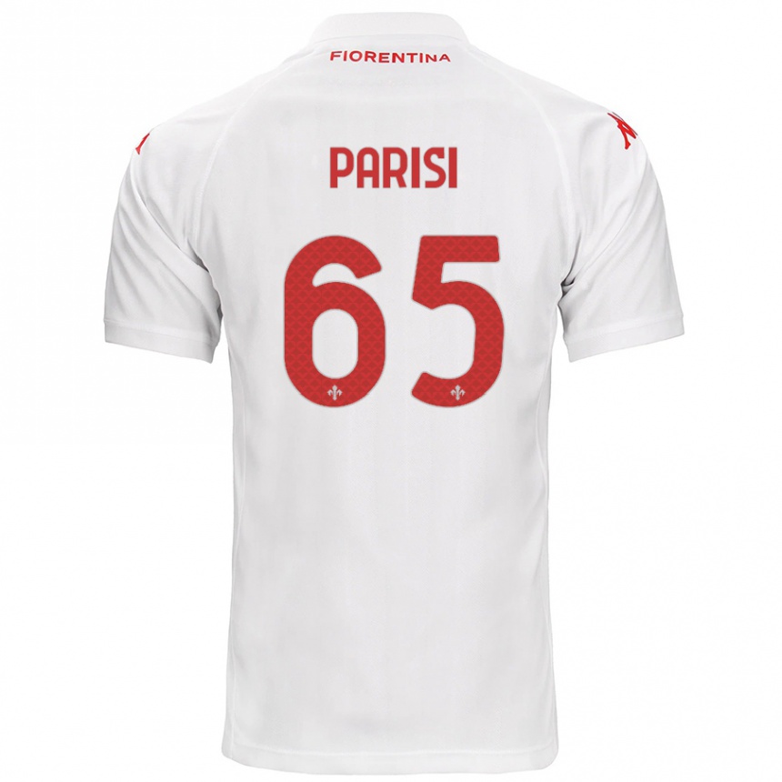 Kids Football Fabiano Parisi #65 White Away Jersey 2024/25 T-Shirt Australia