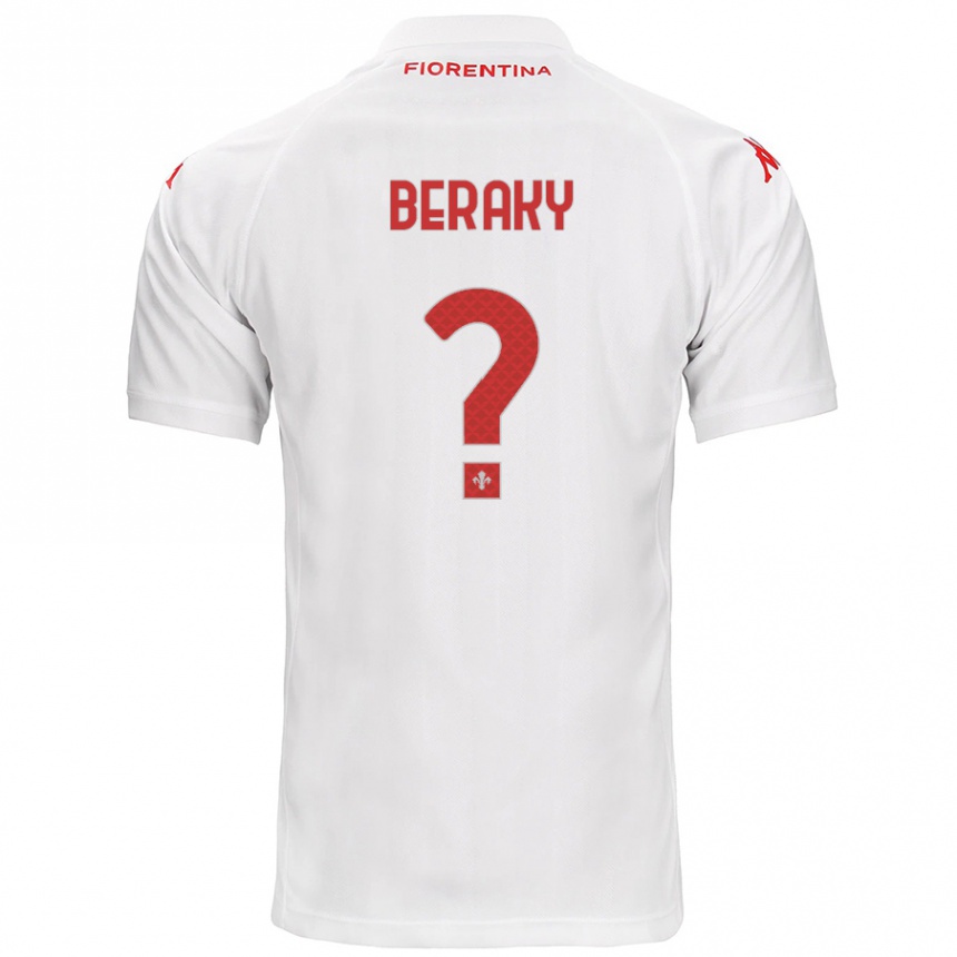 Kids Football Mussie Beraky #0 White Away Jersey 2024/25 T-Shirt Australia