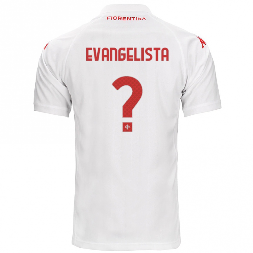 Kids Football Carlo Evangelista #0 White Away Jersey 2024/25 T-Shirt Australia