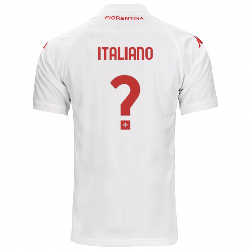 Kids Football Riccardo Italiano #0 White Away Jersey 2024/25 T-Shirt Australia