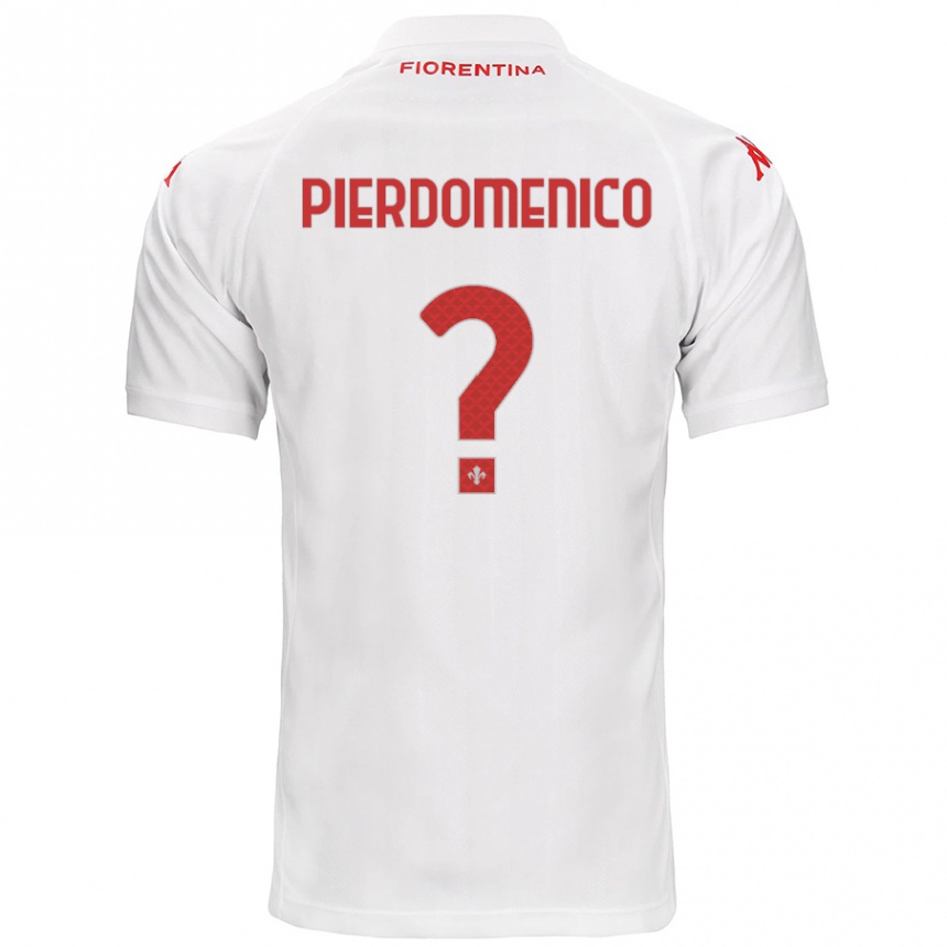 Kids Football Jacopo Di Pierdomenico #0 White Away Jersey 2024/25 T-Shirt Australia