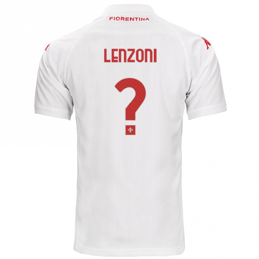 Kids Football Samuele Lenzoni #0 White Away Jersey 2024/25 T-Shirt Australia