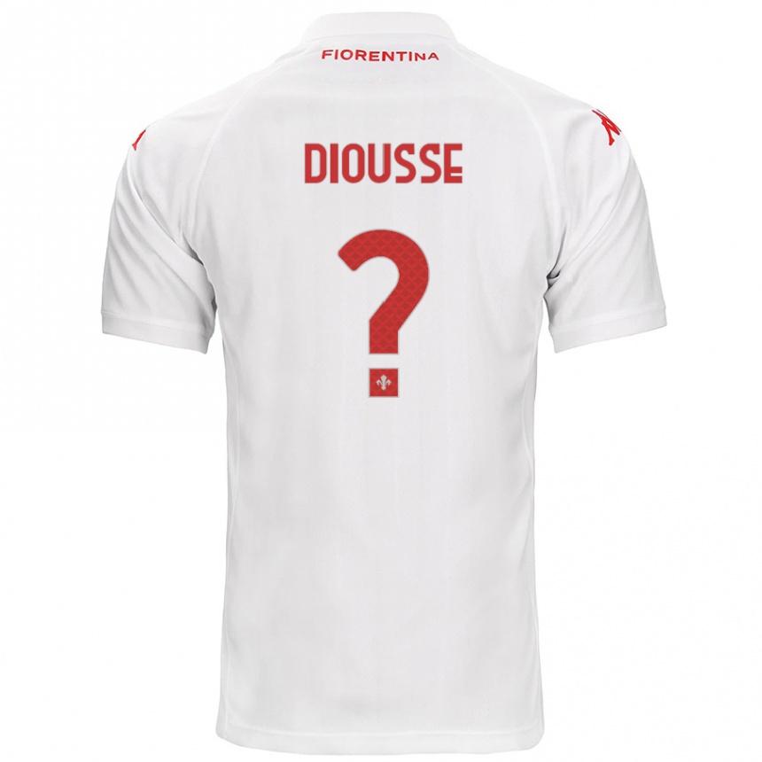 Kids Football Birahim Diousse #0 White Away Jersey 2024/25 T-Shirt Australia