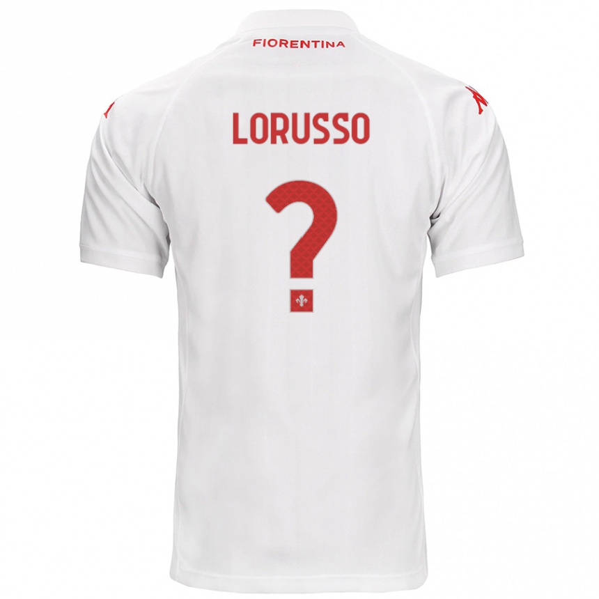 Kids Football Angelo Lorusso #0 White Away Jersey 2024/25 T-Shirt Australia