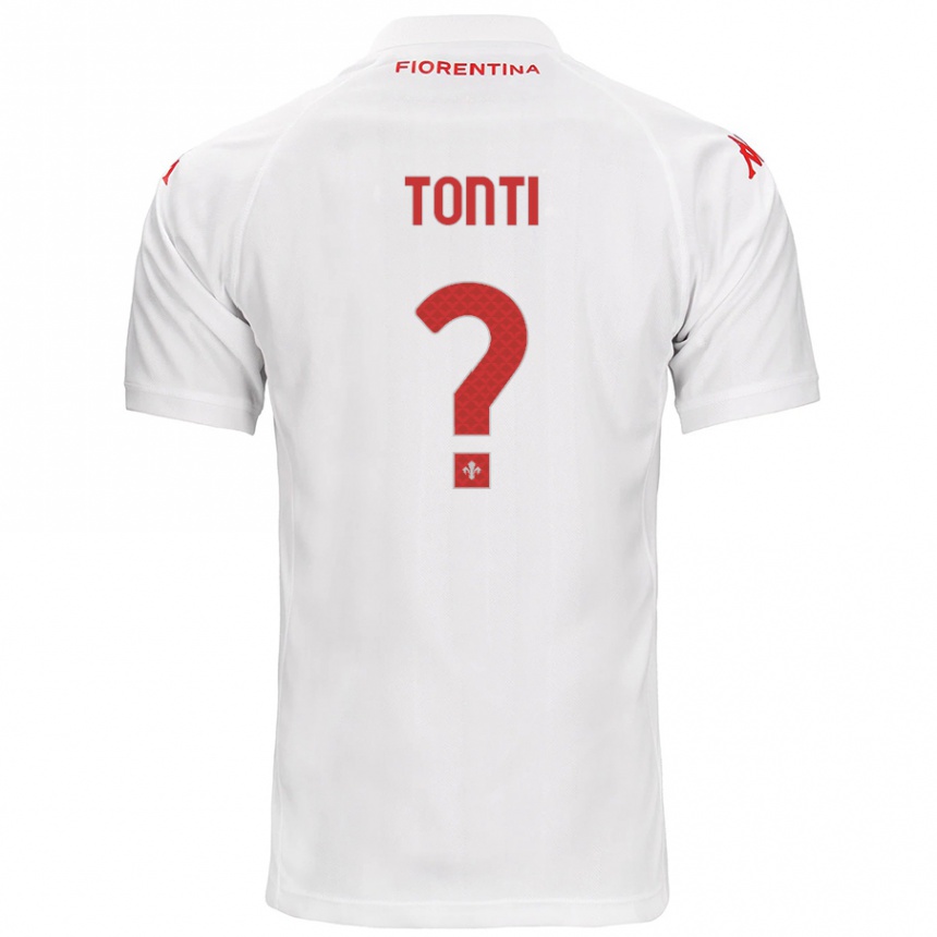 Kids Football Federico Tonti #0 White Away Jersey 2024/25 T-Shirt Australia