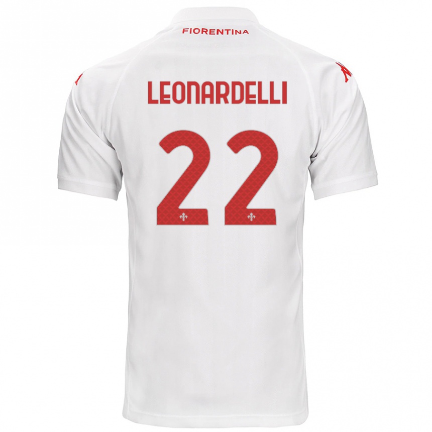 Kids Football Pietro Leonardelli #22 White Away Jersey 2024/25 T-Shirt Australia