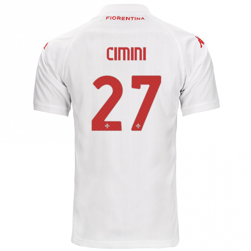 Kids Football Linda Tucceri Cimini #27 White Away Jersey 2024/25 T-Shirt Australia