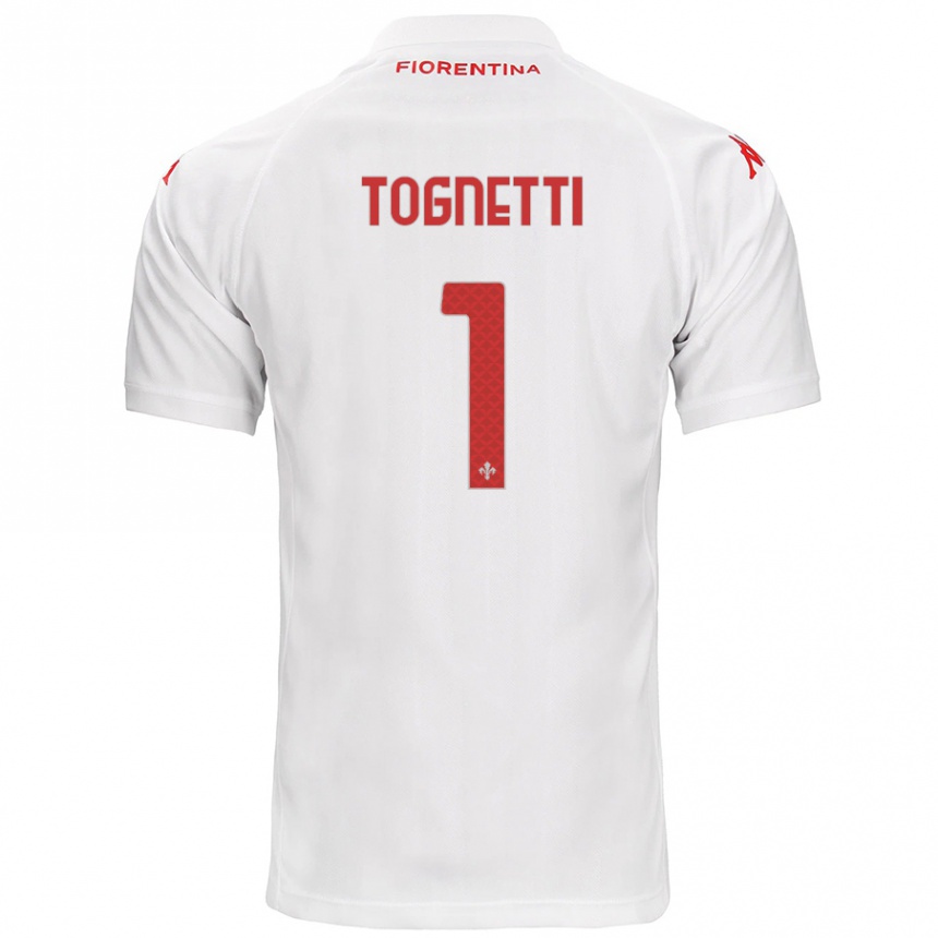 Kids Football Laerte Tognetti #1 White Away Jersey 2024/25 T-Shirt Australia