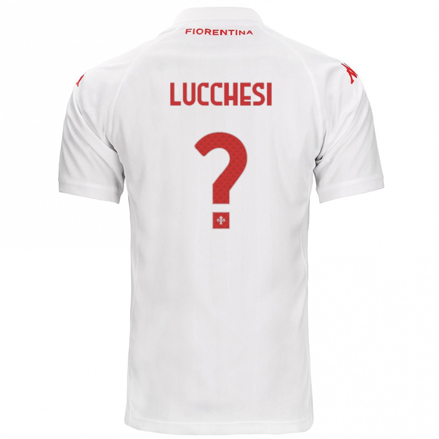 Kids Football Andrea Lucchesi #0 White Away Jersey 2024/25 T-Shirt Australia