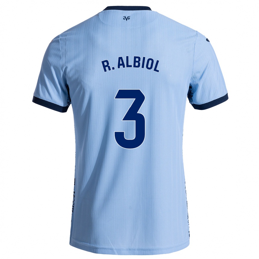 Kids Football Raúl Albiol #3 Sky Blue Away Jersey 2024/25 T-Shirt Australia