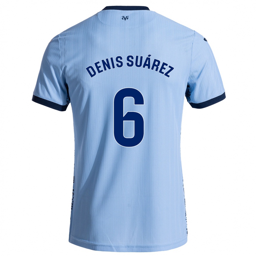 Kids Football Denis Suárez #6 Sky Blue Away Jersey 2024/25 T-Shirt Australia