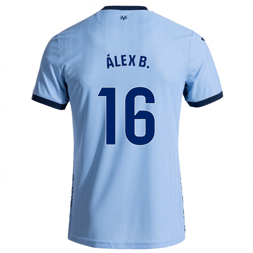 Kids Football Álex Baena #16 Sky Blue Away Jersey 2024/25 T-Shirt Australia