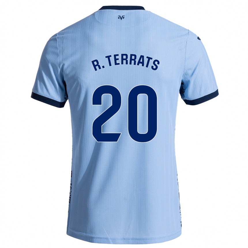 Kids Football Ramón Terrats #20 Sky Blue Away Jersey 2024/25 T-Shirt Australia