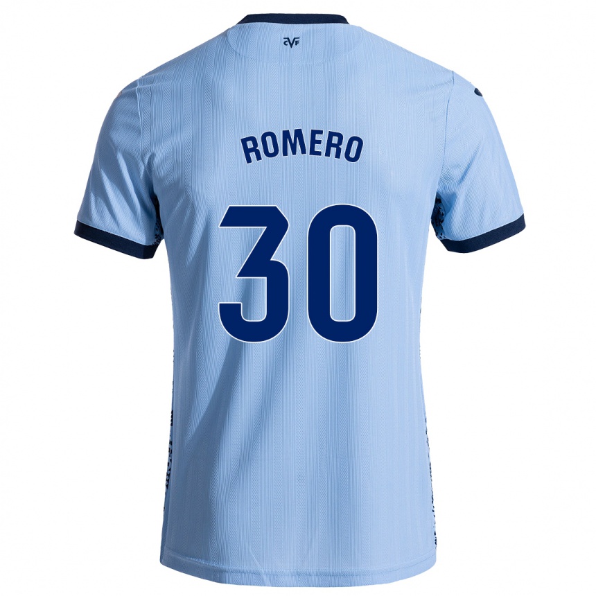 Kids Football Lucía Romero #30 Sky Blue Away Jersey 2024/25 T-Shirt Australia