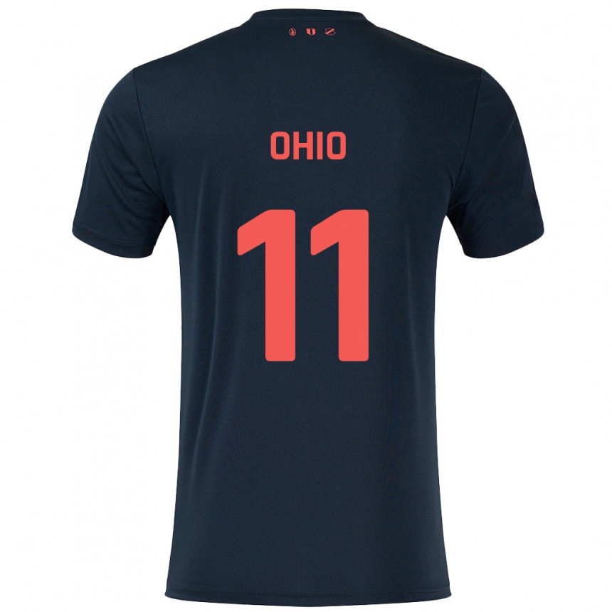 Kids Football Noah Ohio #11 Black Red Away Jersey 2024/25 T-Shirt Australia