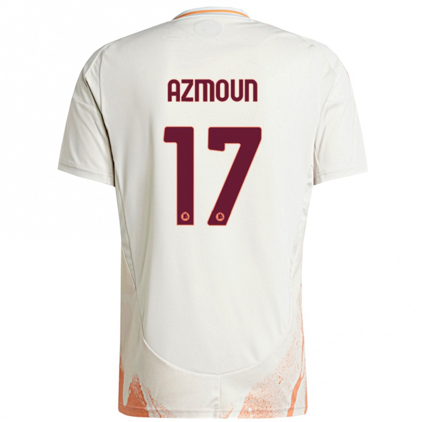 Kids Football Sardar Azmoun #17 Cream White Orange Away Jersey 2024/25 T-Shirt Australia