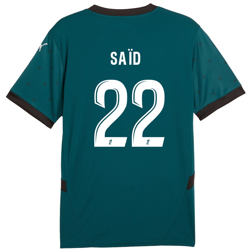 Kids Football Wesley Saïd #22 Dark Green Away Jersey 2024/25 T-Shirt Australia