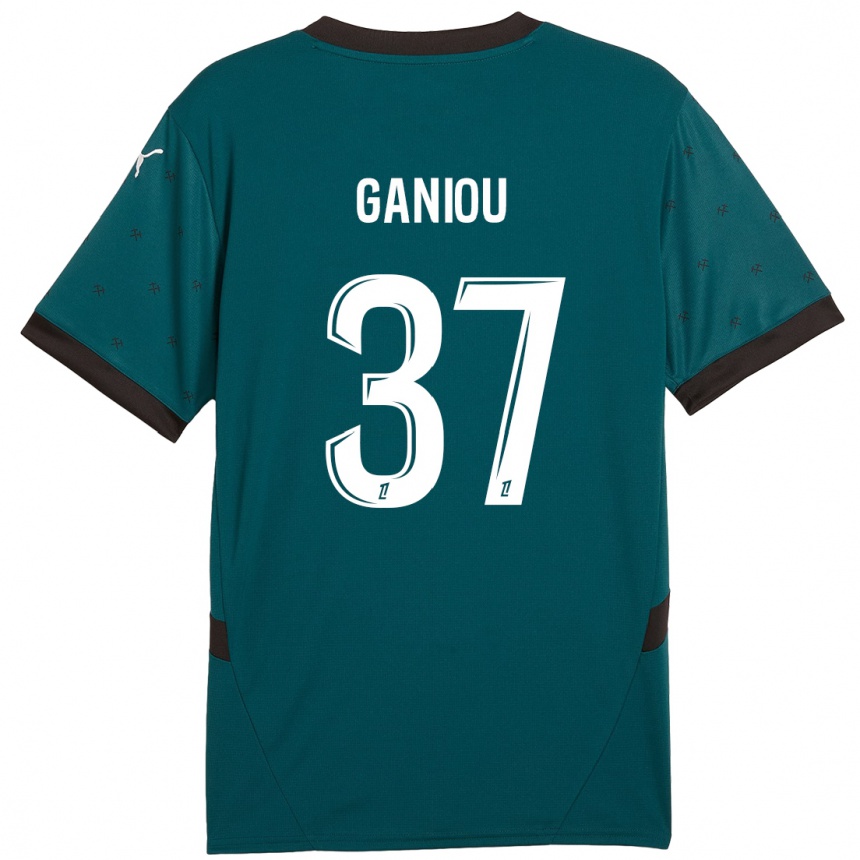 Kids Football Ismaëlo Ganiou #37 Dark Green Away Jersey 2024/25 T-Shirt Australia