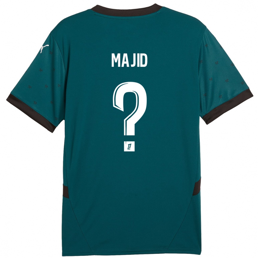 Kids Football Ahmed Majid #0 Dark Green Away Jersey 2024/25 T-Shirt Australia