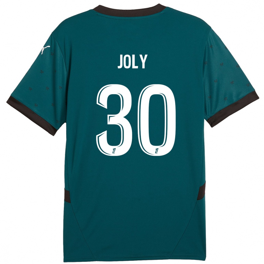 Kids Football Blandine Joly #30 Dark Green Away Jersey 2024/25 T-Shirt Australia