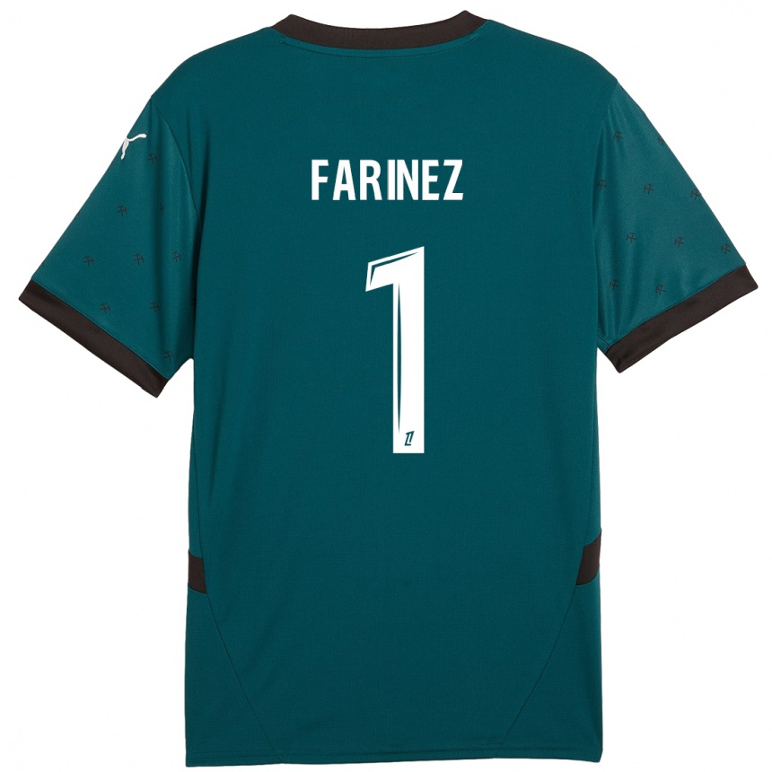 Kids Football Wuilker Fariñez #1 Dark Green Away Jersey 2024/25 T-Shirt Australia