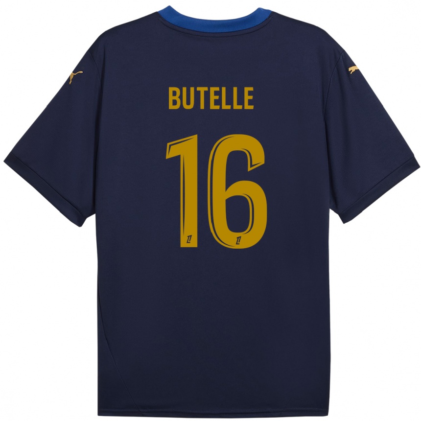 Kids Football Ludovic Butelle #16 Navy Gold Away Jersey 2024/25 T-Shirt Australia