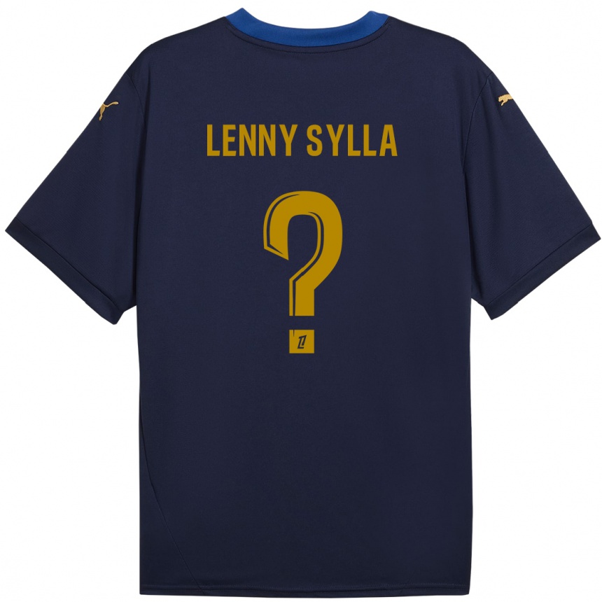 Kids Football Lenny Sylla #0 Navy Gold Away Jersey 2024/25 T-Shirt Australia