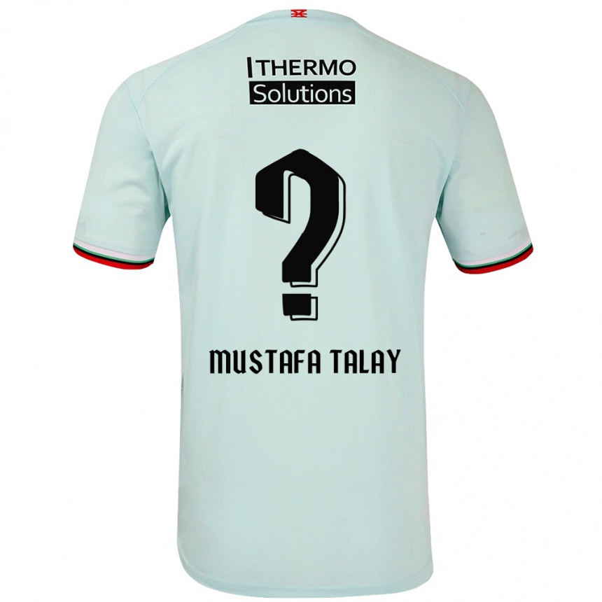 Kids Football Kaan Mustafa Talay #0 Light Green Away Jersey 2024/25 T-Shirt Australia