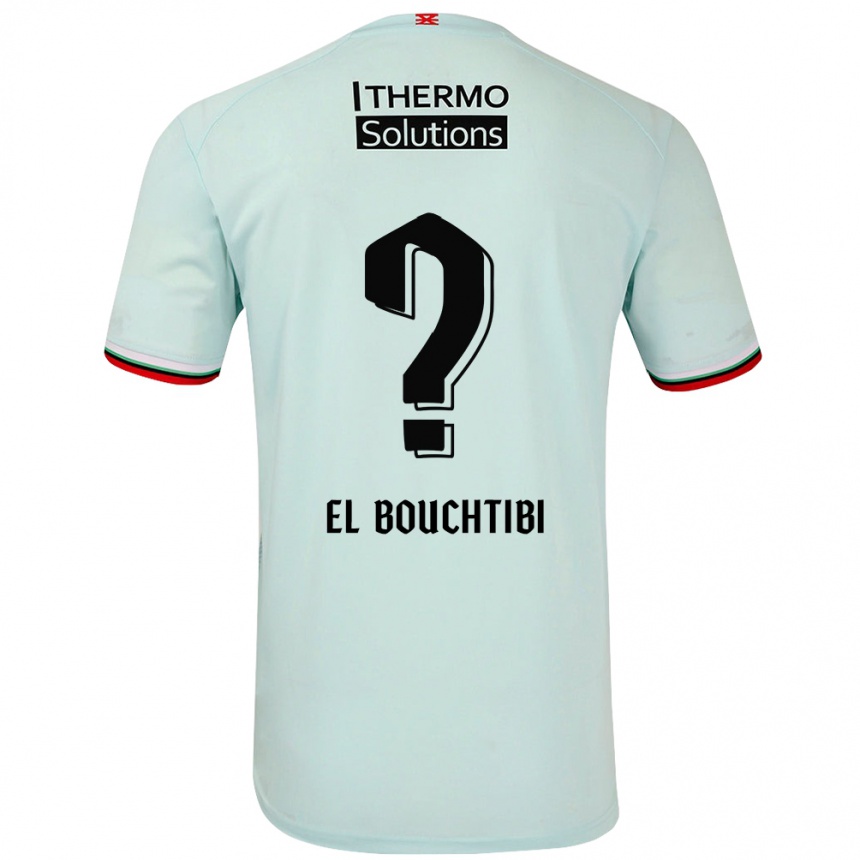 Kids Football Ilias El Bouchtibi #0 Light Green Away Jersey 2024/25 T-Shirt Australia