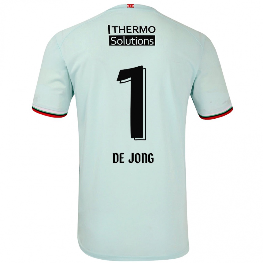 Kids Football Daniëlle De Jong #1 Light Green Away Jersey 2024/25 T-Shirt Australia