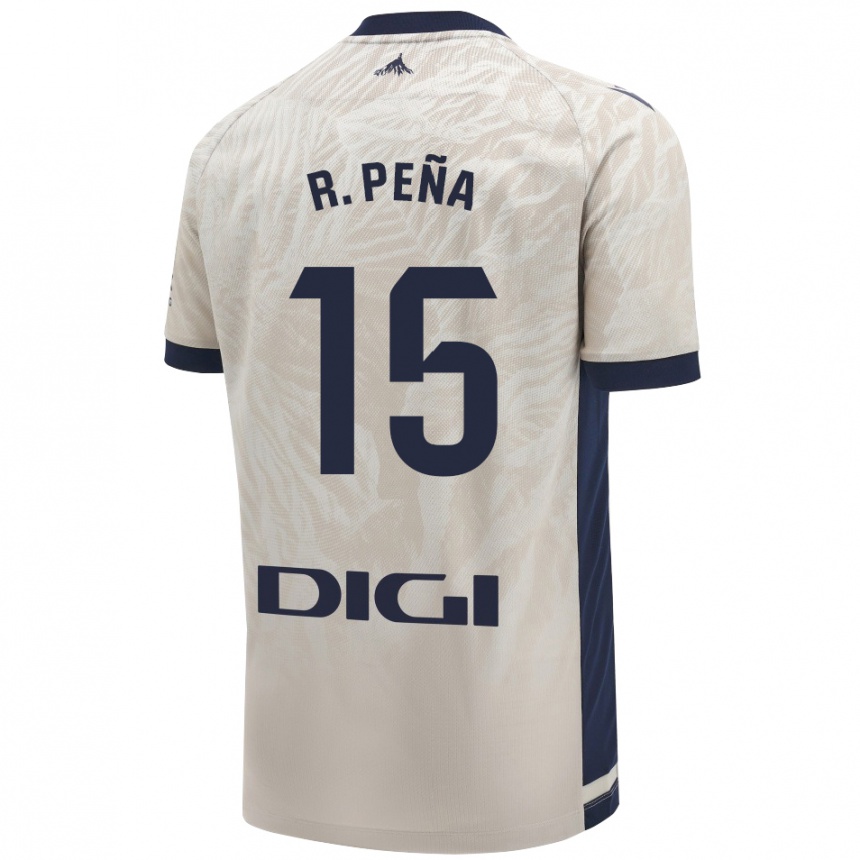 Kids Football Rubén Peña #15 Light Gray Away Jersey 2024/25 T-Shirt Australia