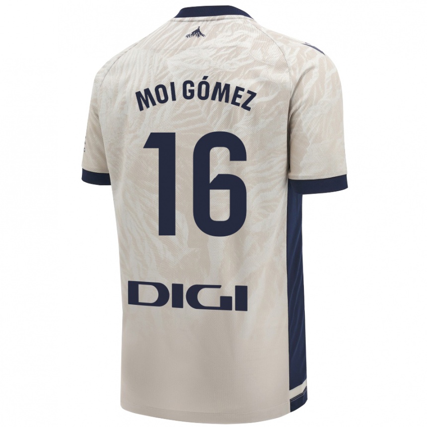 Kids Football Moi Gómez #16 Light Gray Away Jersey 2024/25 T-Shirt Australia