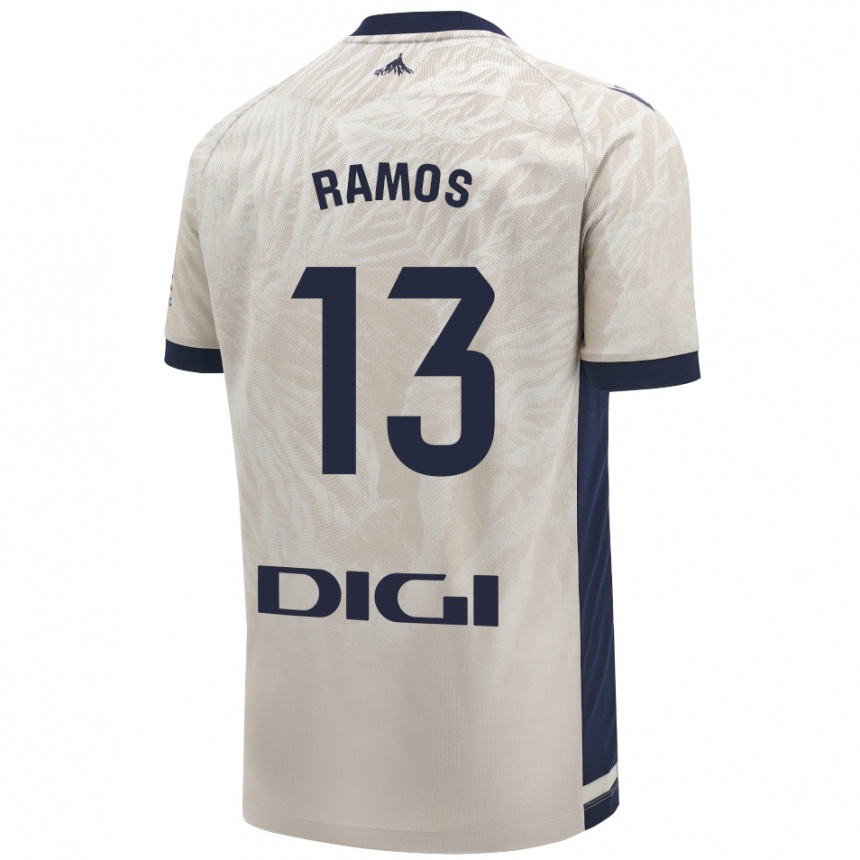 Kids Football Darío Ramos #13 Light Gray Away Jersey 2024/25 T-Shirt Australia