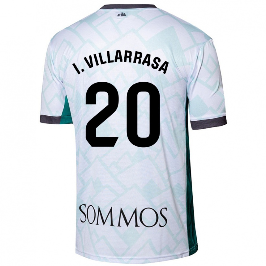 Kids Football Ignasi Vilarrasa #20 White Green Away Jersey 2024/25 T-Shirt Australia