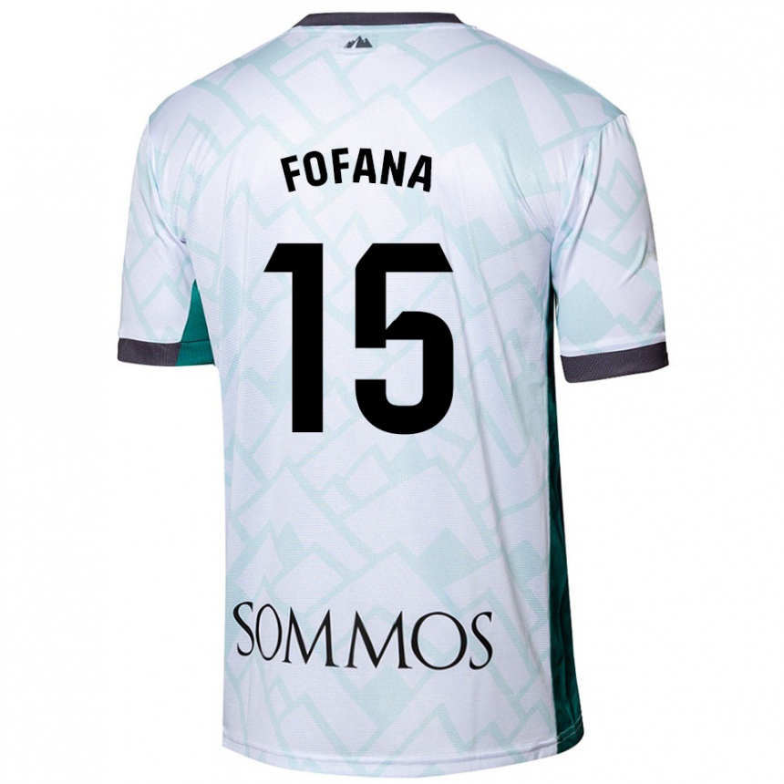 Kids Football Fadia Fofana #15 White Green Away Jersey 2024/25 T-Shirt Australia