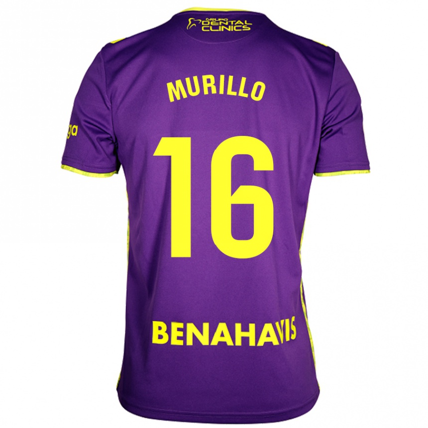 Kids Football Diego Murillo #16 Purple Yellow Away Jersey 2024/25 T-Shirt Australia