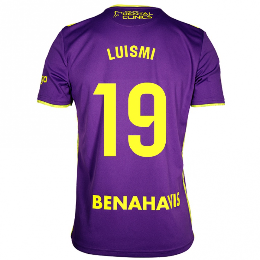 Kids Football Luismi Sánchez #19 Purple Yellow Away Jersey 2024/25 T-Shirt Australia