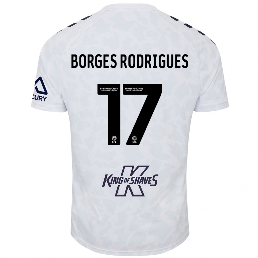 Kids Football Raphael Borges Rodrigues #17 White Away Jersey 2024/25 T-Shirt Australia