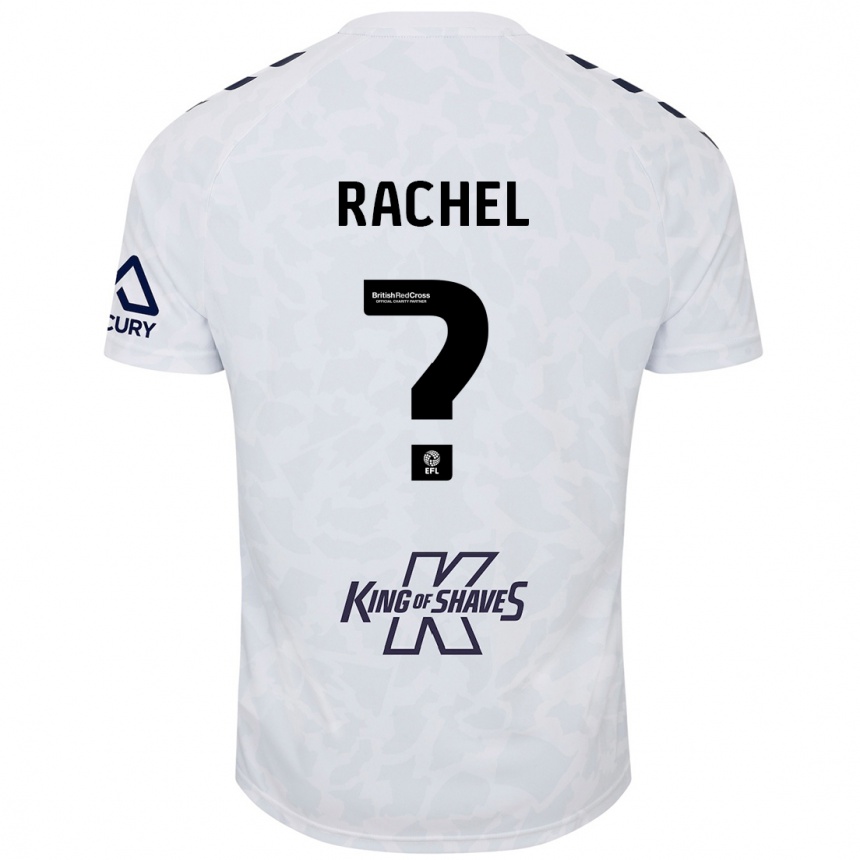 Kids Football Daniel Rachel #0 White Away Jersey 2024/25 T-Shirt Australia